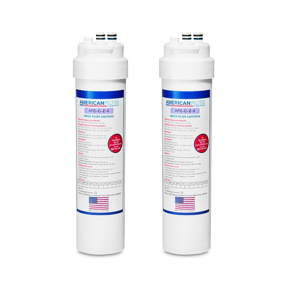 AFC® #AFC-C-Z-3, Compatible with Culligan® RC-EZ-3 water filter cartridge -Made in U.S.A. - 2 Filters