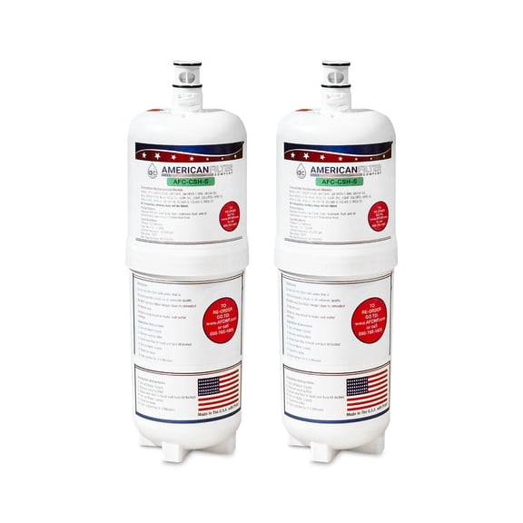 AFC® #AFC-CSH-S, Compatible with Bunn Easy Clear EQHP-25L Water Filter Made in USA -2 Filters