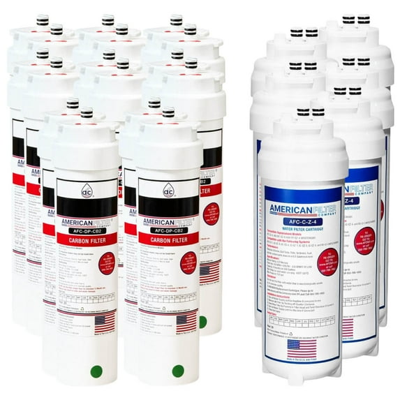 AFC® #AFC-DP-CZDP, Compatible with Dupont WFQT390005 Water Filter System set of WFQTC90001 and WFQTC70001 - 3 Year Pack