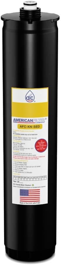 AFC® #AFC-KN-SED, Compatible with Kinetico® 9309A(Yellow) filter Cartridge for A200 & K5 Drinking Water Station® -Made in U.S.A. - 1 Filter