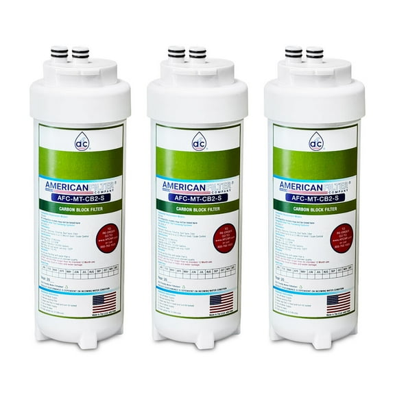 AFC® #AFC-MT-CB2-S, Compatible with Manitowoc® K00494 water filter cartridge -Made in U.S.A. - 3 Filters