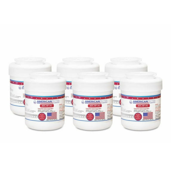AFC® #AFC-RF-A1, Compatible with Amana® 12319801 Refrigerator Water Filter -Made in U.S.A. - 6 Filters