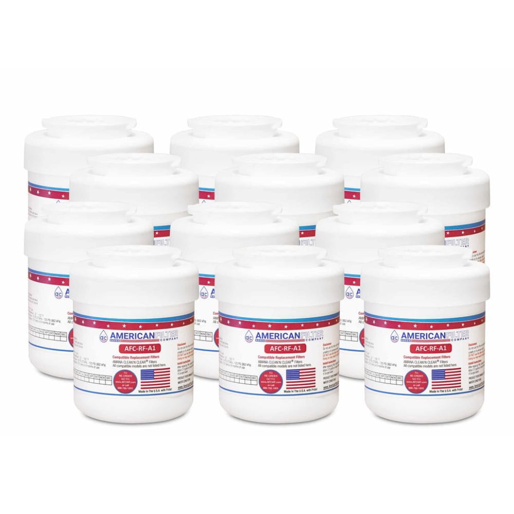 AFC® #AFC-RF-A1, Compatible with Amana® 12388402 Refrigerator Water Filter -Made in U.S.A. - 12 Filters