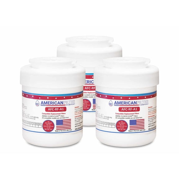 AFC® #AFC-RF-A1, Compatible with Amana® 12527307 Refrigerator Water Filter -Made in U.S.A. - 3 Filters