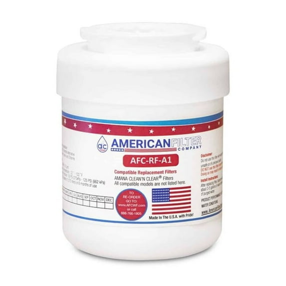 AFC® #AFC-RF-A1, Compatible with Amana® WF40 Refrigerator Water Filter -Made in U.S.A. - 1 Filter