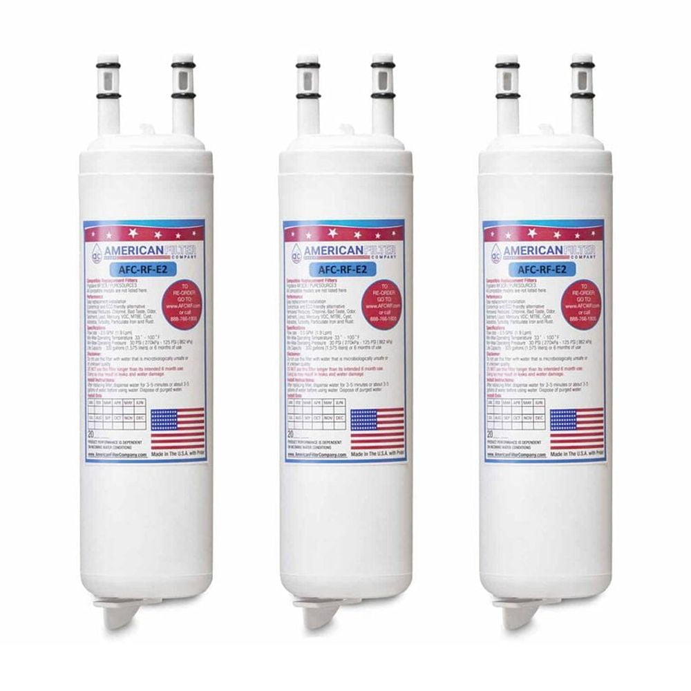 AFC® #AFC-RF-E2, Compatible with ELECTROLUX® WF3CB Refrigerator Water Filter Made in USA -3 Filters