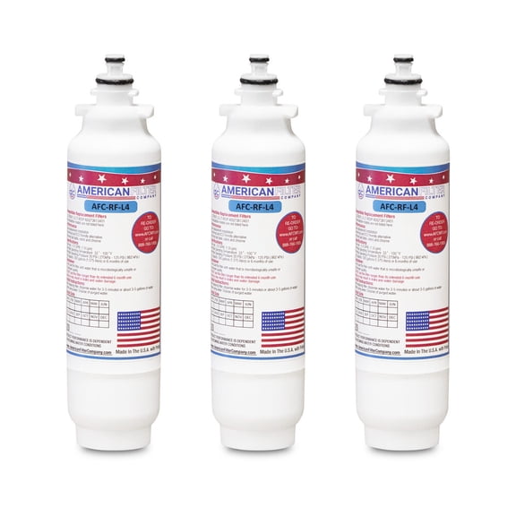 AFC® #AFC-RF-L4, Compatible with LG® LSC22991ST Refrigerator Water Filter -Made in U.S.A. - 3 Filters