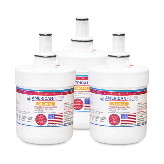 AFC® #AFC-RF-S1, Compatible with Samsung® DA29-00003 Refrigerator Water Filter -Made in U.S.A. - 3 Filters