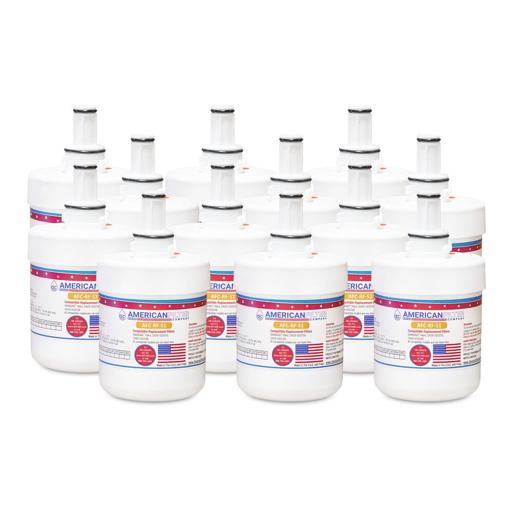 AFC® #AFC-RF-S1, Compatible with Samsung® DA61-00159 Refrigerator Water Filter -Made in U.S.A. - 12 Filters