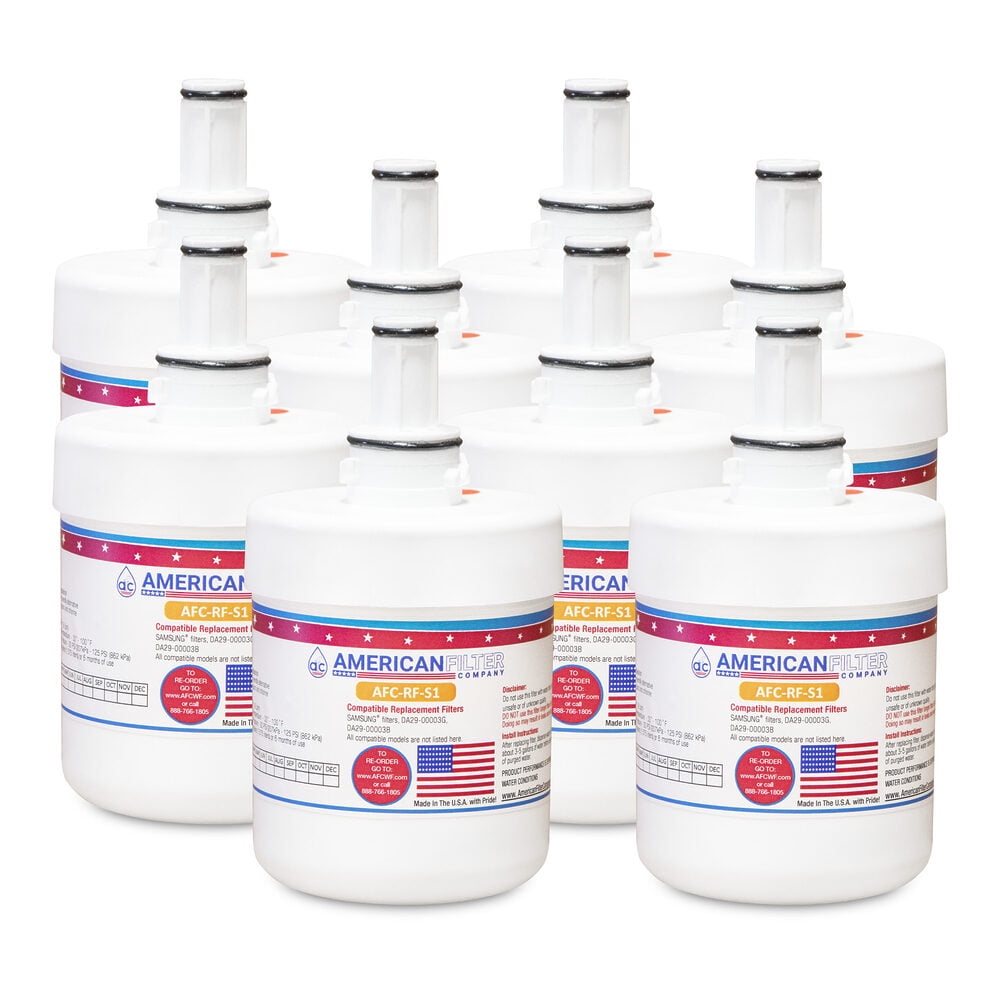 AFC® #AFC-RF-S1, Compatible with Samsung® TADA29-00003B Refrigerator Water Filter - 8 Filters