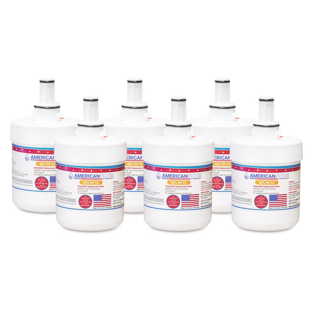 AFC® #AFC-RF-S1, Compatible with Samsung® TADA29-00003B Refrigerator Water Filter - 6 Filters