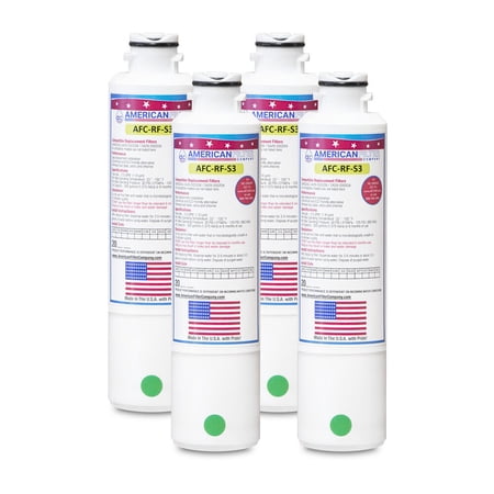 AFC® #AFC-RF-S3, Compatible with Samsung® 4609101000 Refrigerator Water Filter -Made in U.S.A. - 4 Filters