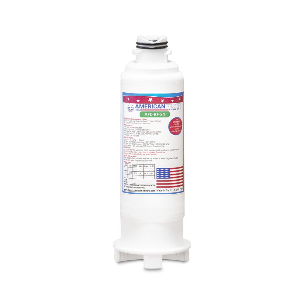 AFC® #AFC-RF-S4, Compatible with Samsung® HAF-QIN Refrigerator Water Filter -Made in U.S.A. - 1 Filter