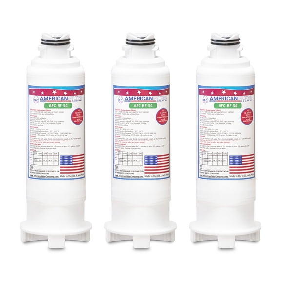 AFC® #AFC-RF-S4, Refrigerator Water Filter compatible with BRF425200AP/AA -Made in U.S.A. - 3 Filters