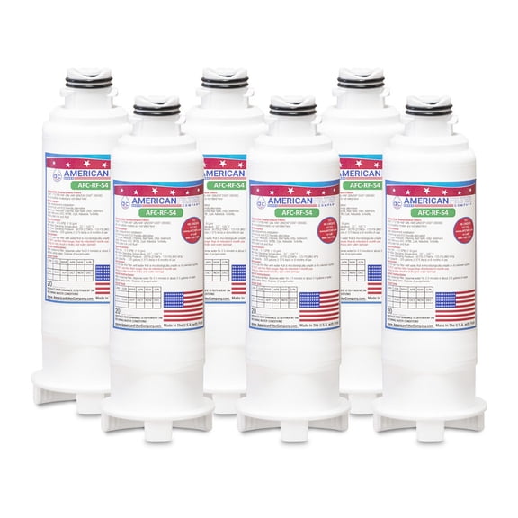 AFC® #AFC-RF-S4, Refrigerator Water Filter compatible with RF23M®570SR/AA -Made in U.S.A. - 6 Filters