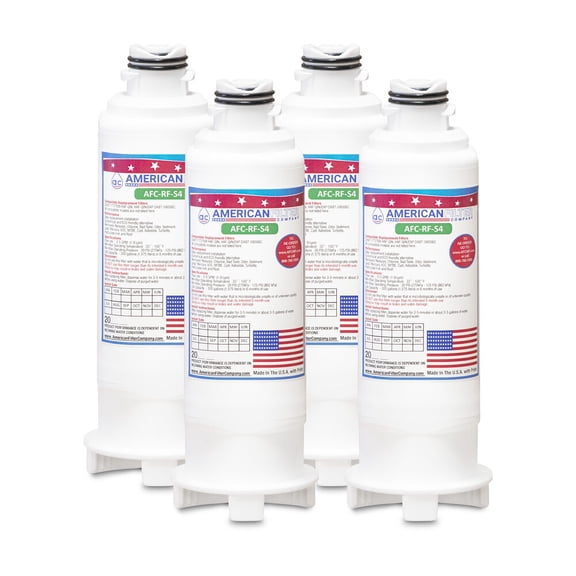 AFC® #AFC-RF-S4, Refrigerator Water Filter compatible with RF23M®960S4/AA -Made in U.S.A. - 4 Filters