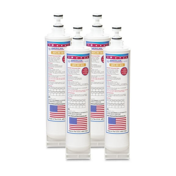 AFC® #AFC-RF-W1, Compatible with Kenmore® 50503 Refrigerator Water Filter -Made in U.S.A. - 4 Filters