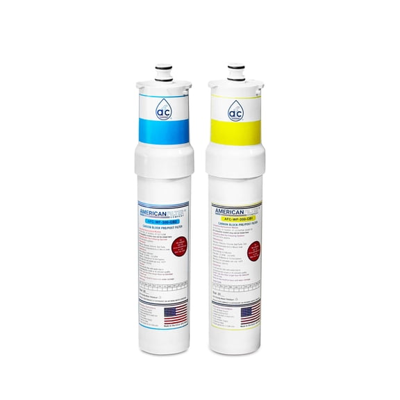 AFC® #AFC-WF-100-SED, Compatible with 3M® Aqua-Pure® 47-9290G2 Water Factory SQC3 System Kit without RO Membrane - 6 Month Pre and Post Filter Kit