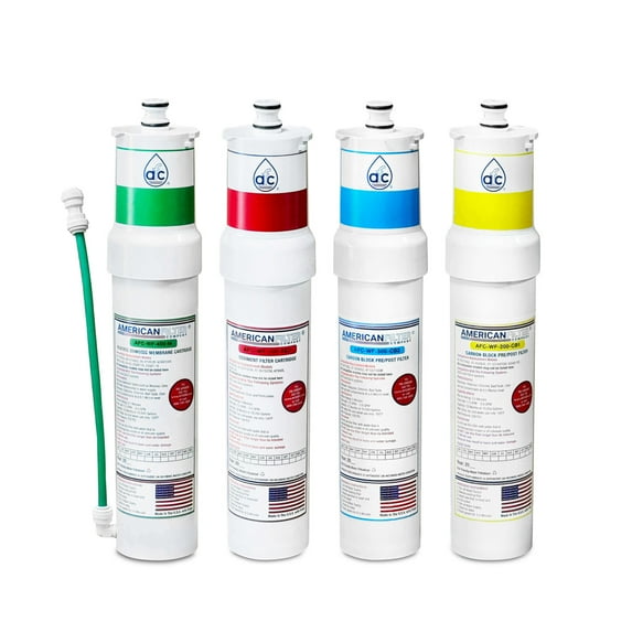 AFC Brand #AFC-WF-400-M, Compatible with Swift Green SGF-4706 Water Factory SQC4 System Kit including RO Membrane - 6 Month Pack Full Set