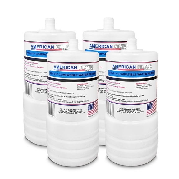 AFC® #AFC217 Water Filter Cartridge -Made in U.S.A. - 4 Filters