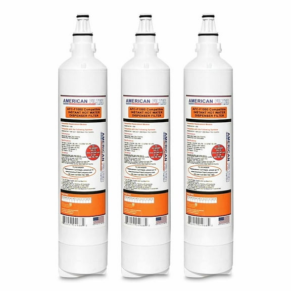 AFC® #AFCF1000 INSTANT HOT Water DISPENSER Filter Made in USA -3 Filters