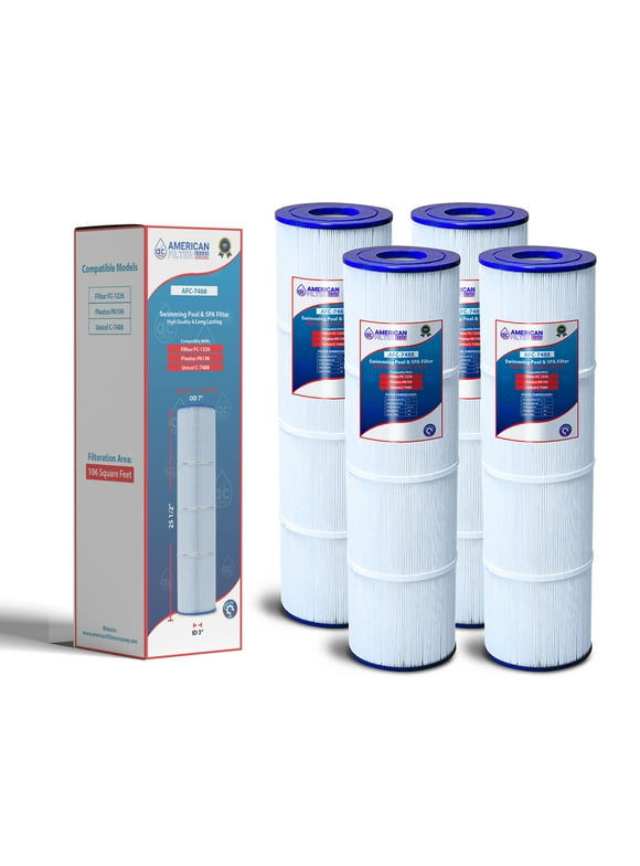 AFC™ Brand Model # AFC-7488 , Swimming Pool and Spa Filter , Compatible with Leslie's Pool Supplies 46189 - 4 Filters
