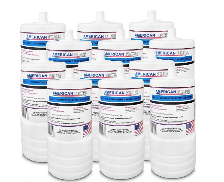 American Filter 5 Micron Water Filter Cartridge 12-Pack