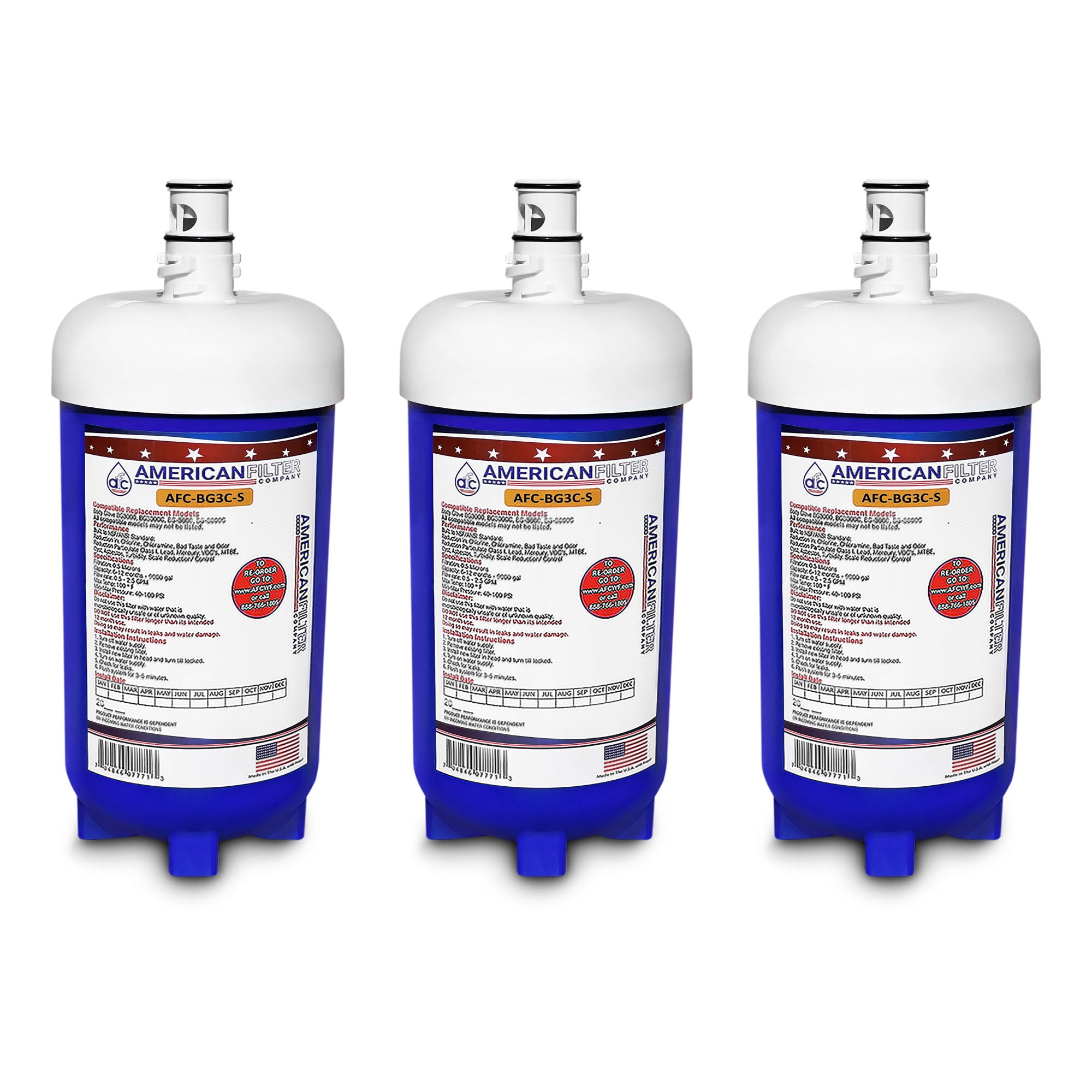 AFC Brand , Water Filter , Model # AFC-BG3C-S , Compatible with - 3 ...