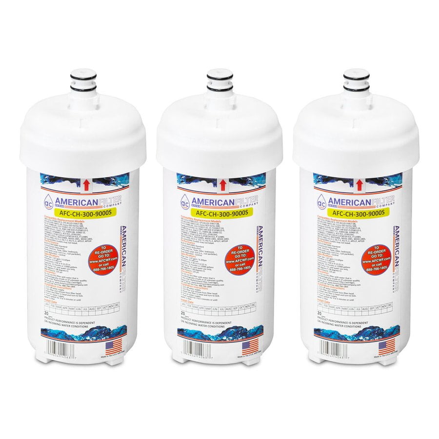 AFC 3-Pack White Water Filters Compatible with 3M Cuno