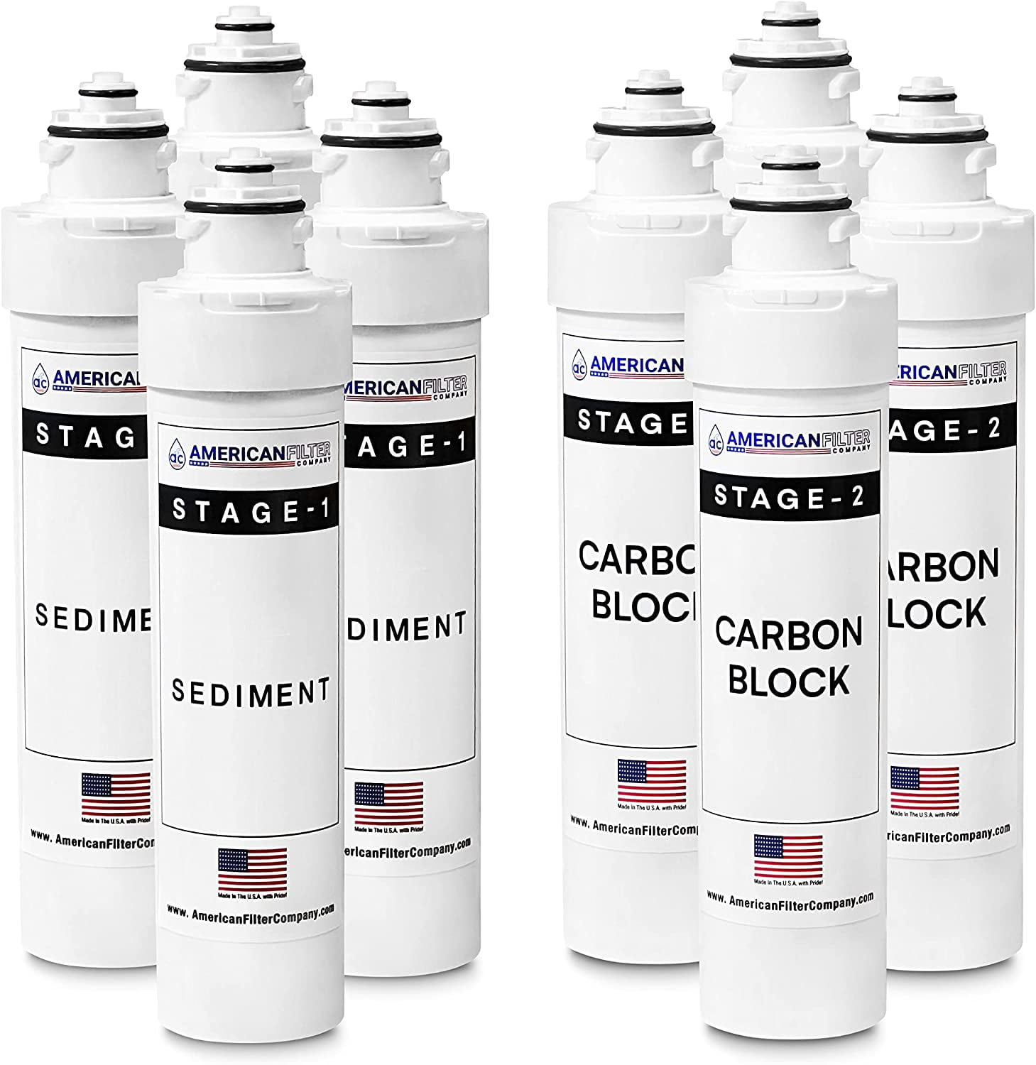 White Plastic Under Sink Replacement Water Filter Kit