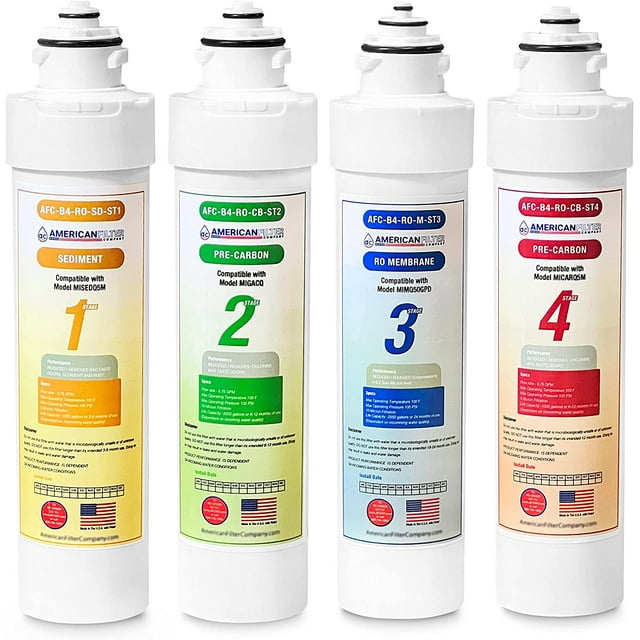 AFC Brand , Water Filters Replacement Kit , Model AFCB4ROCMBPK