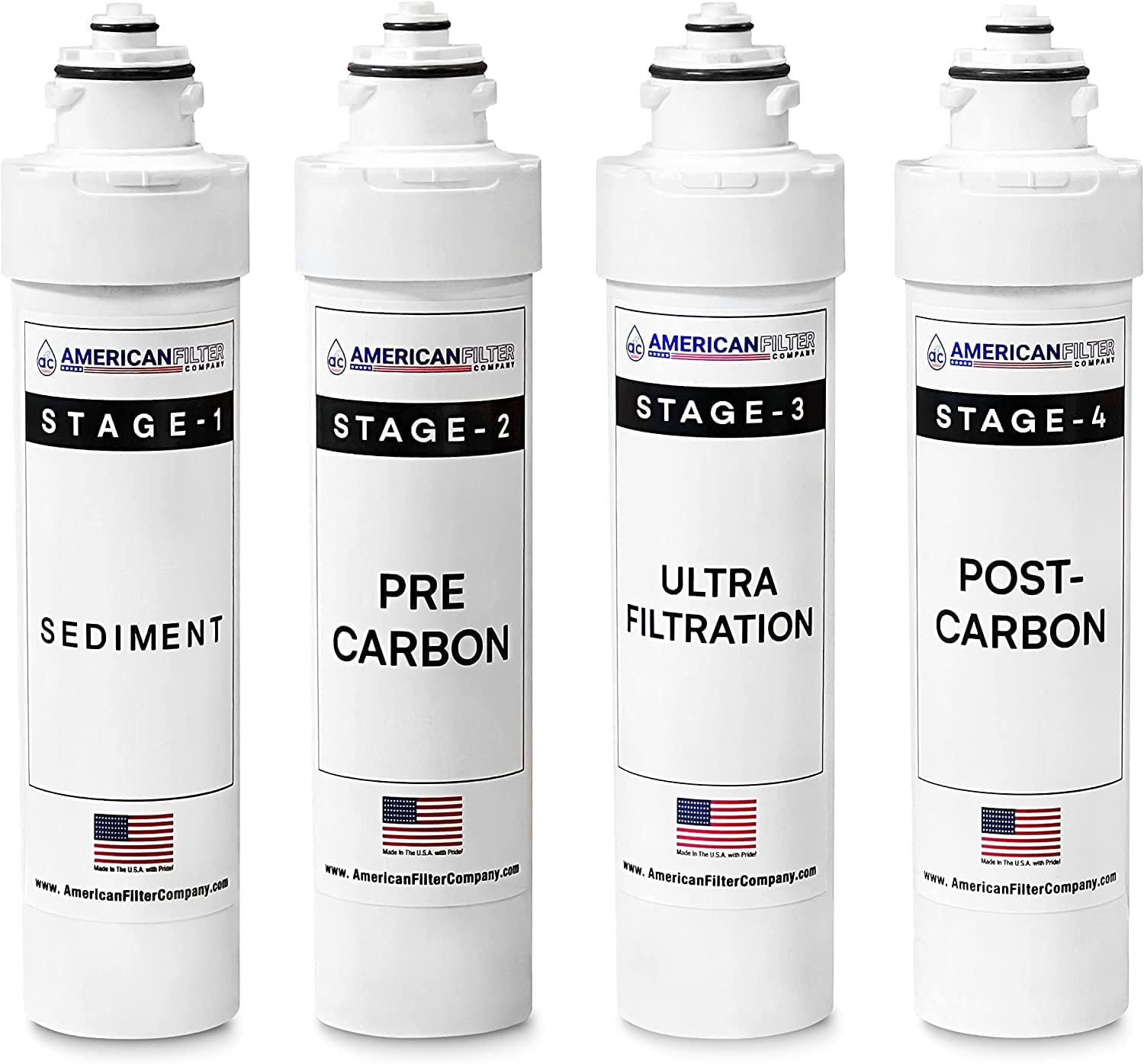 AFC 4-Pack Under Sink Replacement Water Filters