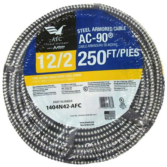 AFC Cable Systems 1404N42-AFC 250 ft. 12-2 ACT Armored Cable