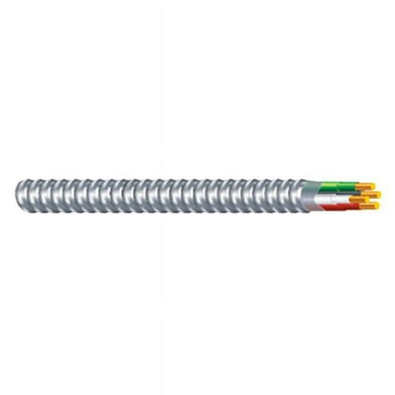 AFC Cable Systems 2105S22-AFC 25 ft. 3 Conductor Aluminum Metal Clad Flexible Conduit- 12 Gauge