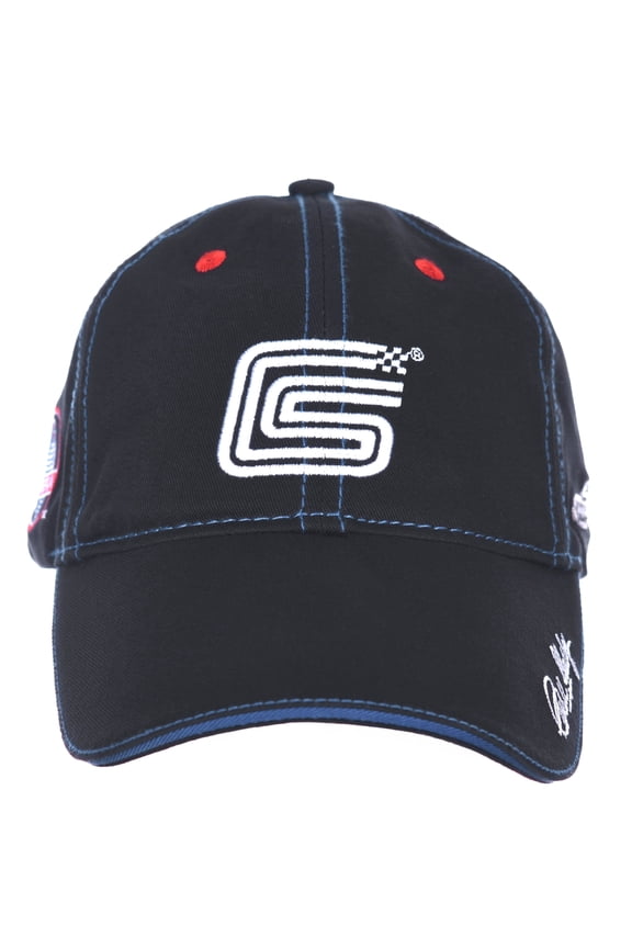 Men's Ford Mustang Carroll Shelby Cobra Cap Adjustable Black Fabric Hat