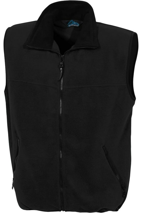 AFC Men’s Panda Fleece Jacket Vest a Zip up Coat in Small to Big & Tall Sizes