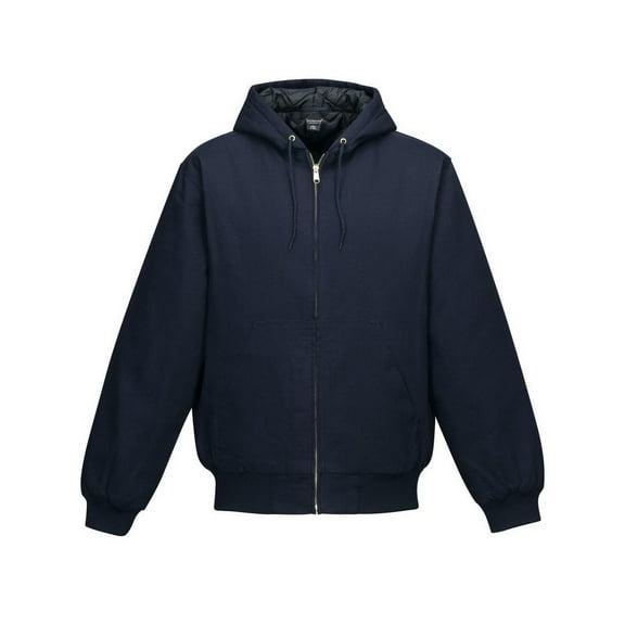 AFC Men's Workwear Hooded Jacket Quilted Lining Zip Up Warm Coat XL to 4X Tall