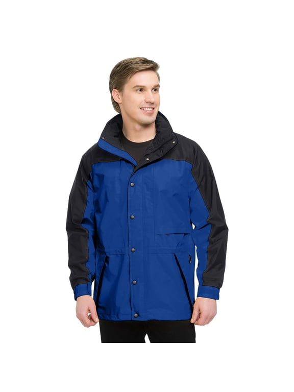 AFC Nylon Water Resistant Parka Jacket Mesh Lining 4 Colors Big & Tall Jacket