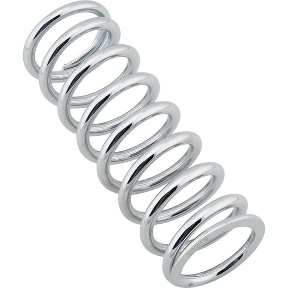 AFCO 10 Inch Mirror Finish Coil Spring, 125lbs