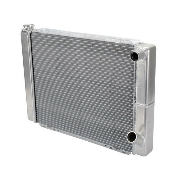AFCO 80101NDP Double Pass Racing Radiator-27.5 Inch Wide, 19 Inch Tall