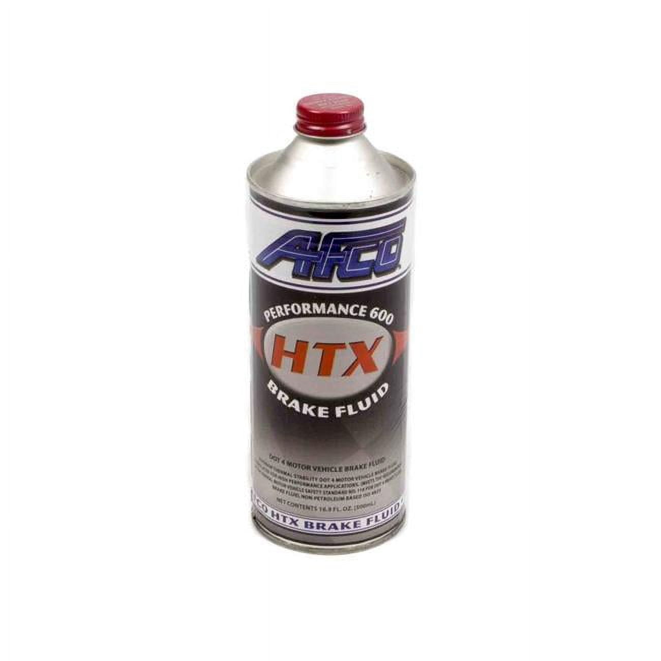 AFCO Racing Products  16.9 oz Single HTX Brake Fluid