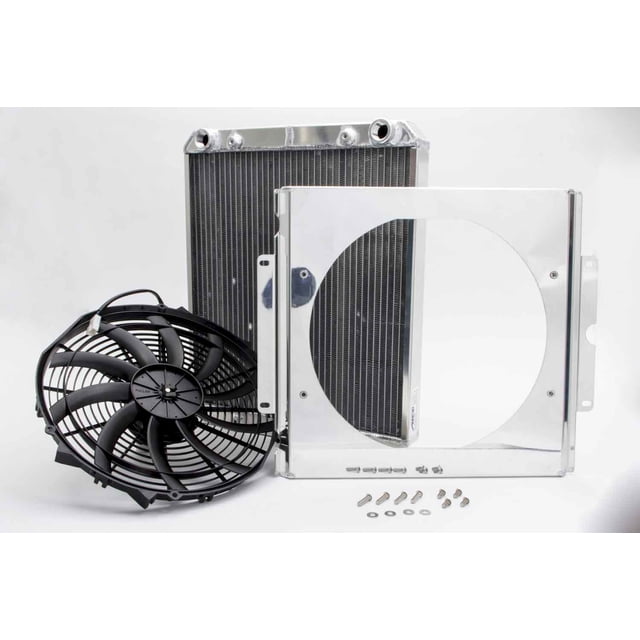 Um Racing Radiator Shroud AFCO Racing Products 80108N Dragster Radiator with Fan & Shroud ...