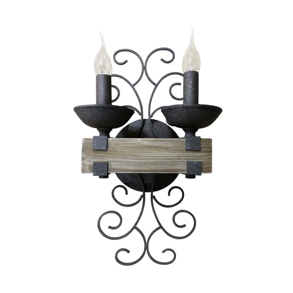 AFD 2 Pack Ridge Line Double Sconce