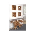 thumbnail image 1 of AFD 60 Inch Teak Root Console Table White Resin, 1 of 1