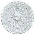 thumbnail image 1 of AFD Home 11256837 White Classic Large Ceiling Medallion 37x37x1.5 Fits Canopies Up to 5 inches, 1 of 5