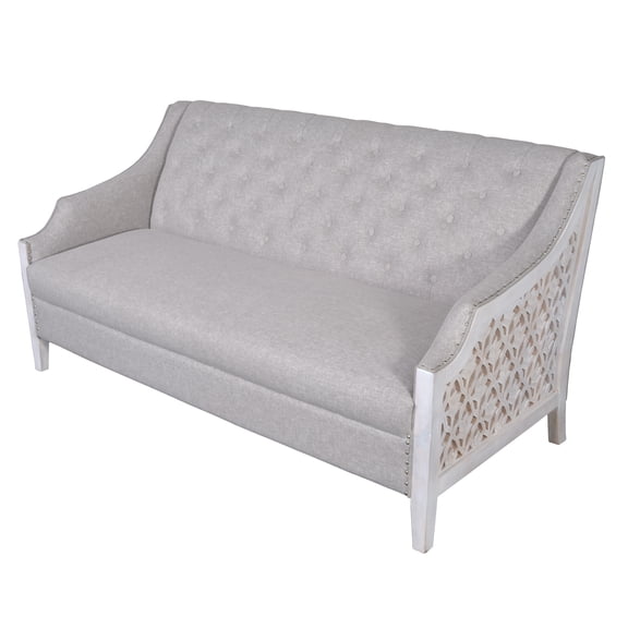 Country Coastal Chalet Sofa 70 Inch