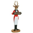 thumbnail image 1 of AFD Deer Welcome Sign Statue, 1 of 5