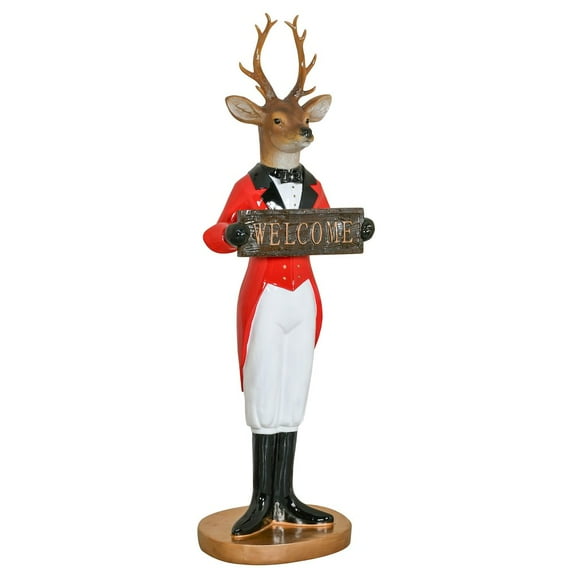 AFD Deer Welcome Sign Statue