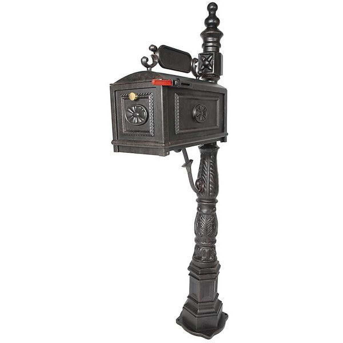 AFD Estate Aluminum Mailbox On Stand