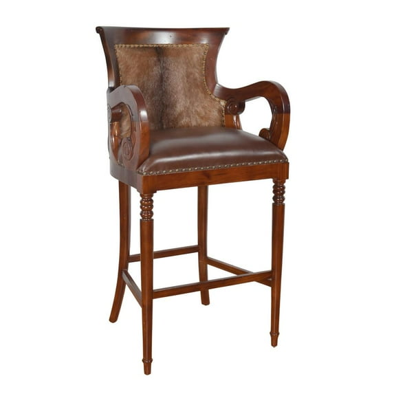 AFD French Lodge Fur Bar Stool VE